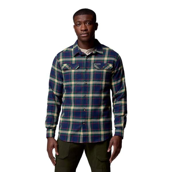 Koszula Columbia Flare Gun™ Stretch Flannel Dorośli. Niebieskie koszule Columbia, l, bez wzorów, z bawełny, bez kołnierzyka, bez ramiączek. Za 360.99 zł.