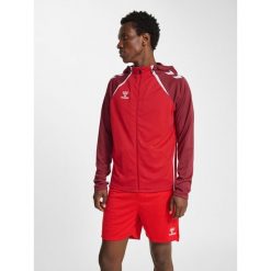 Bluza dresowa zapinana na zamek błyskawiczny Hummel Lead 2.0. Brązowe bluzy bez kaptura Hummel, bez wzorów, z dresówki, bez kaptura. Za 212.50 zł.