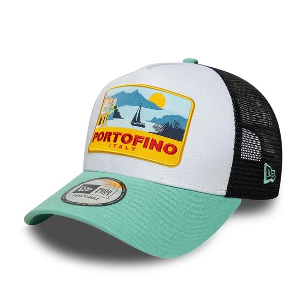 Czapka Trucker New Era NE Location Patch. Zielone czapki z daszkiem New Era, bez wzorów, z bawełny. Za 181.00 zł.