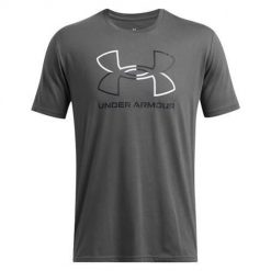 Koszulka sportowa męska Under Armour Gl Foundation Update Ss. Szare t-shirty sportowe Under Armour, bez wzorów, z bawełny, bez ramiączek. Za 179.50 zł.