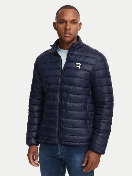 KARL LAGERFELD Kurtka przejściowa 505710-561590 Granatowy Regular Fit. Niebieskie kurtki KARL LAGERFELD, m, bez wzorów, z syntetyku, bez kaptura. Za 579.99 zł.
