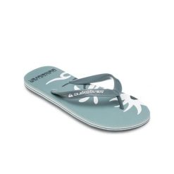 Klapki dla Mężczyzn MOLOKAI SCREEN. Zielone klapki Quiksilver, z gumy. Za 99.99 zł.