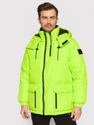Calvin Klein Jeans Kurtka zimowa J30J318679 Zielony Oversize. Zielone kurtki Calvin Klein Jeans, na zimę, m, bez wzorów, z jeansu, bez kaptura. Za 869.99 zł.