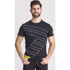 T-SHIRT EA7 Emporio Armani. Czarne t-shirty EA7 Emporio Armani, l, bez wzorów, z bawełny, bez kołnierzyka, bez ramiączek. Za 202.30 zł.