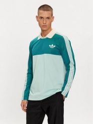Adidas Polo IP6991 Zielony. Zielone koszulki polo Adidas, m, bez wzorów, z syntetyku, bez kołnierzyka, bez ramiączek. Za 179.99 zł.