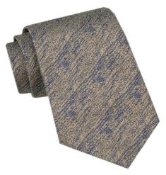 Modny Krawat Męski - Alties - Melanż Niebiesko-Beżowy. Niebieskie krawaty i muchy Alties, bez wzorów, z tkaniny. Za 49.00 zł.
