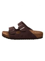 Birkenstock Skórzane klapki "Arizona" w kolorze ciemnobrązowym rozmiar: 44. Brązowe klapki Birkenstock. Za 383.80 zł.