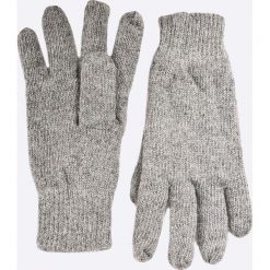 Blend - Rękawiczki. Szare rękawiczki Blend, bez wzorów, z dzianiny. W wyprzedaży za 29.90 zł.
