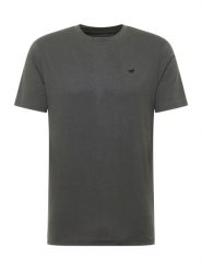 Męski T-Shirt Mustang Style Alex Charcoal Gray 1018008 4063. Szare t-shirty Mustang, m, bez wzorów, bez kołnierzyka, bez ramiączek. Za 79.99 zł.