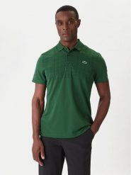 Lacoste Polo DH4777 Zielony Regular Fit. Zielone koszulki polo LACOSTE, m, bez wzorów, z syntetyku, bez kołnierzyka, bez ramiączek. Za 469.99 zł.