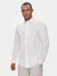 Jack&Jones Koszula Summer 12248384 Biały Comfort Fit. Białe koszule Jack&Jones, m, bez wzorów, z bawełny, bez kołnierzyka, bez ramiączek. Za 119.99 zł.