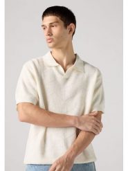 Levi's Koszulka polo w kolorze kremowym rozmiar: M. Brązowe koszulki polo sportowe Levi's®, m, bez wzorów, z bawełny, bez kołnierzyka, bez ramiączek. Za 128.25 zł.