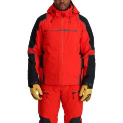 Kurtka narciarska męska Spyder Titan. Czerwone kurtki narciarskie i snowboardowe Spyder, m, bez wzorów, narciarskie. Za 2,683.00 zł.