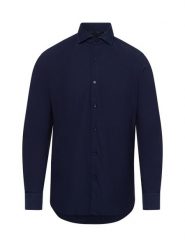 BOSS Koszula Mężczyźni Slim Fit niebieski, 40. Niebieskie koszule Boss, m, bez wzorów, ze skóry, bez kołnierzyka, bez ramiączek. Za 429.95 zł.