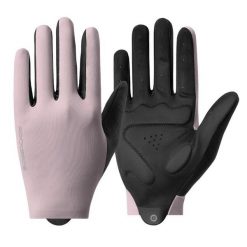 Rękawiczki rowerowe pełne palce unisex z ekranem dotykowym. Fioletowe rękawiczki ROCKBROS, na lato, bez wzorów, z elastanu. Za 93.60 zł.