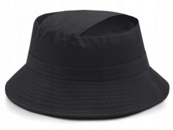 Przewiewny Kapelusz Bucket (Wędkarsko-Działkowy) - Pako Jeans - Czarny. Czarne kapelusze Pako Jeans, bez wzorów, z bawełny. Za 49.99 zł.