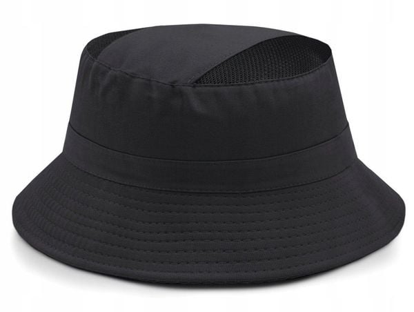 Przewiewny Kapelusz Bucket (Wędkarsko-Działkowy) - Pako Jeans - Czarny. Czarne kapelusze Pako Jeans, bez wzorów, z bawełny. Za 49.99 zł.