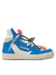 Off-White Sneakersy OMIA065S22LEA0040140 Niebieski. Niebieskie buty sportowe casual Off-White, bez wzorów, ze skóry, bez zapięcia. Za 3,399.00 zł.