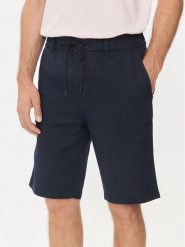 Boss Szorty materiałowe Chino-Tapered-Ds-1-S 50513027 Granatowy Tapered Fit. Niebieskie szorty Boss, m, bez wzorów, ze lnu. Za 909.99 zł.