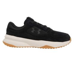 Męskie Trampki Suede Edge (Czarne). Czarne trampki Under Armour, m, bez wzorów, bez zapięcia. Za 180.99 zł.