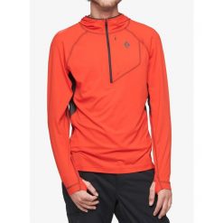 Bluza z kapturem Black Diamond Alpenglow Pro Hoody. Czerwone bluzy Black Diamond, bez wzorów, z kapturem. Za 367.49 zł.