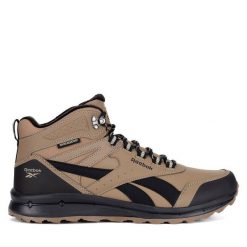 Trapery Reebok. Brązowe trapery Reebok, bez zapięcia. Za 329.99 zł.