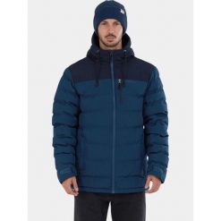Kurtka przejściowa męska Fundango Passat. Niebieskie kurtki Fundango, m, bez wzorów, bez kaptura. W wyprzedaży za 349.99 zł.