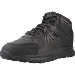 Buty GEOX U TERRESTRE B ABX Czarny. Czarne buty turystyczne Geox, bez wzorów, z syntetyku, bez zapięcia, trekkingowe. Za 411.99 zł.