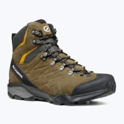 Buty trekkingowe męskie SCARPA ZG Trek GTX. Zielone buty trekkingowe Scarpa, bez wzorów, bez zapięcia, trekkingowe. Za 869.99 zł.