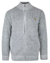 Męski Sweter na Zamek z Wysokim Dekoltem i Kieszeniami – Brave Soul - Popielaty Melanż. Szare swetry rozpinane Brave Soul, na zimę, l, bez wzorów, z poliesteru, bez kołnierzyka, bez ramiączek. Za 127.00 zł.