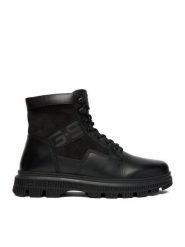 G-Star Raw Trzewiki EO-HULK-01 MI24 Czarny. Czarne botki sznurowane G-Star Raw, bez wzorów, ze skóry, bez obcasa, bez zapięcia. Za 449.99 zł.