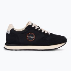 Buty męskie Napapijri. Czarne buty sportowe casual Napapijri, bez wzorów, bez zapięcia. Za 339.99 zł.