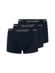 Emporio Armani Bokserki w 3-paku Mężczyźni Bawełna niebieski, M. Niebieskie bokserki Emporio Armani, m, bez wzorów, z bawełny. Za 229.95 zł.