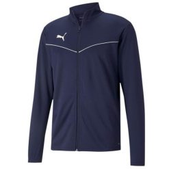 Bluza męska Puma teamRISE Training Poly Jacket granatowa. Białe bluzy Puma, m, bez wzorów, bez kaptura. Za 202.00 zł.