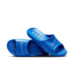 Klapki Nike Victori One męskie. Niebieskie klapki Nike, z materiału. Za 217.00 zł.