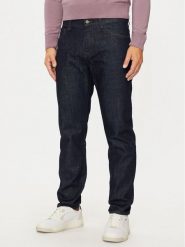Boss Jeansy 50527760 Granatowy Regular Fit. Niebieskie jeansy Boss, m. Za 399.99 zł.
