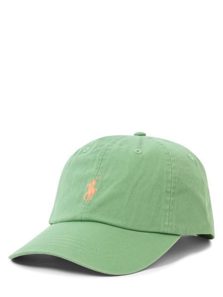 Polo Ralph Lauren Czapka Mężczyźni Bawełna zielony, ONE SIZE. Zielone czapki z daszkiem Polo Ralph Lauren, bez wzorów, z bawełny. Za 229.95 zł.