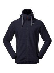 Bergans Kurtka polarowa w kolorze granatowym rozmiar: L. Niebieskie kurtki Bergans, l, bez wzorów, z materiału, bez kaptura. Za 424.06 zł.