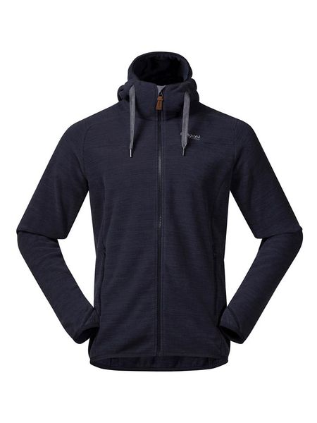 Bergans Kurtka polarowa w kolorze granatowym rozmiar: L. Niebieskie kurtki Bergans, l, bez wzorów, z materiału, bez kaptura. Za 424.06 zł.