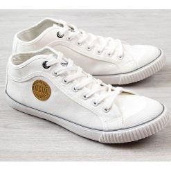 Trampki męskie białe Big Star - biały. Białe trampki BIG STAR, bez wzorów. Za 75.00 zł.