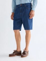 MESKIE SZORTY WRANGLER COWBOY SHORTS DARK STONE 112378443. Szorty Wrangler, bez wzorów, z jeansu. Za 159.99 zł.