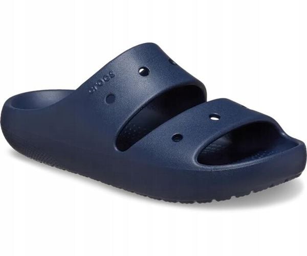 Klapki Dla Dorosłych Crocs Classic V2 Sandal. Niebieskie klapki Crocs, z materiału. Za 135.99 zł.