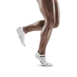 Skarpety kompresyjne CEP Compression V4. Białe skarpety CEP, bez wzorów, z materiału. Za 150.00 zł.