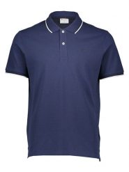 Champion Koszulka polo w kolorze granatowym rozmiar: L. Niebieskie koszulki polo sportowe Champion, l, bez wzorów, z bawełny, bez kołnierzyka, bez ramiączek. Za 94.95 zł.