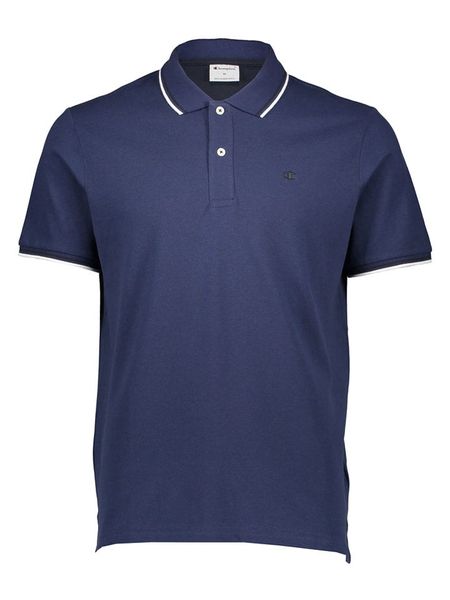 Champion Koszulka polo w kolorze granatowym rozmiar: S. Niebieskie koszulki polo Champion, s, bez wzorów, z bawełny, bez kołnierzyka, bez ramiączek. Za 90.95 zł.