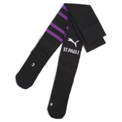 Męskie skarpety FC St. Pauli z grafiką PUMA Black White. Białe skarpety Puma, bez wzorów. Za 96.78 zł.