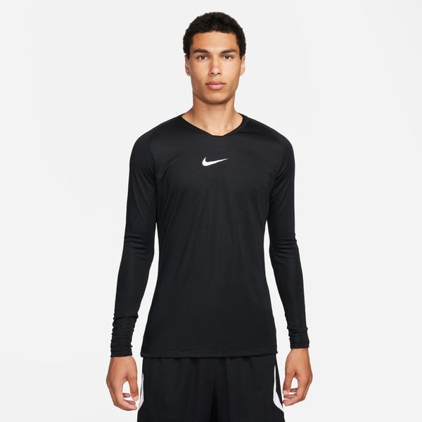 Koszulka treningowa męska Nike Dry Park First Layer. Białe bluzki z długim rękawem Nike, m, bez wzorów, bez kołnierzyka, bez ramiączek. Za 109.99 zł.