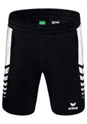 Spodenki robocze Erima Six Wings Multicolor Junior. Białe krótkie spodenki sportowe Erima, m, bez wzorów, z materiału. Za 229.99 zł.