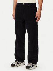 Karl Lagerfeld Jeans Spodnie materiałowe B3M10017 Czarny Relaxed Fit. Czarne spodnie materiałowe Karl Lagerfeld Jeans, m, bez wzorów, z bawełny. Za 649.99 zł.