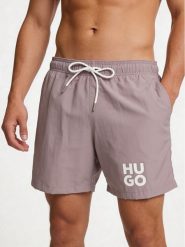 HUGO Szorty kąpielowe Paolo 50545464 Różowy Regular Fit. Czerwone kąpielówki Hugo, m, bez wzorów, z syntetyku. Za 229.99 zł.